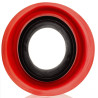 Oxballs Plug Tunnel Super Max Pighole XXXL Noir-Rouge 15 x 11.5cm